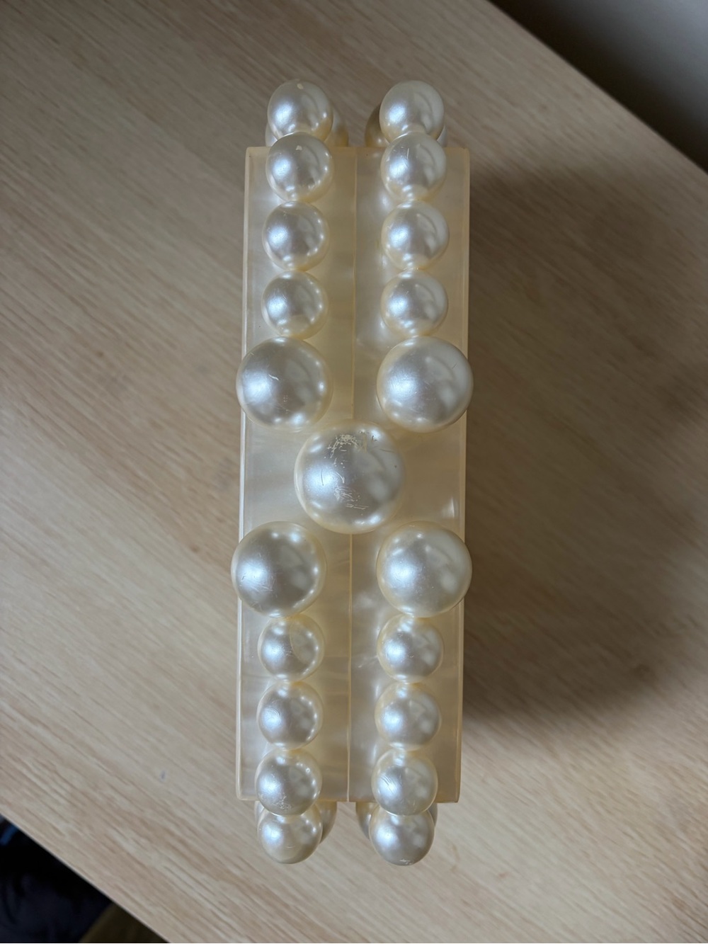 Cult Gaia Eos Box Clutch in Pearl - Picture 16 of 16